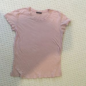RESERVED brandy melvilled pink/mauve t-shirt