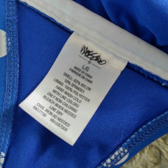 Blue and white bikini top - Picture 3 of 3