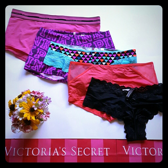 PINK Victoria's Secret Other - New! PINK and VS panty bundle! M