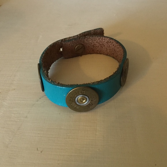 Rustic teal bracelet - Picture 2 of 4
