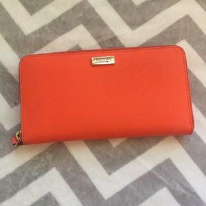 Orange Kate Spade wallet! Perfect condition!