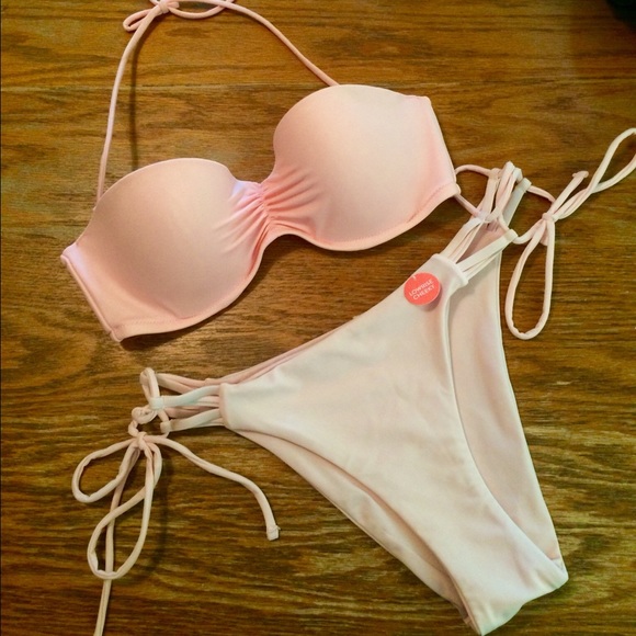VS light push-up bandeau swim top