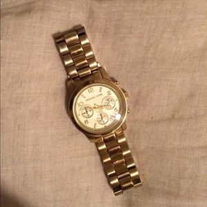 Gold Michael Kors watch