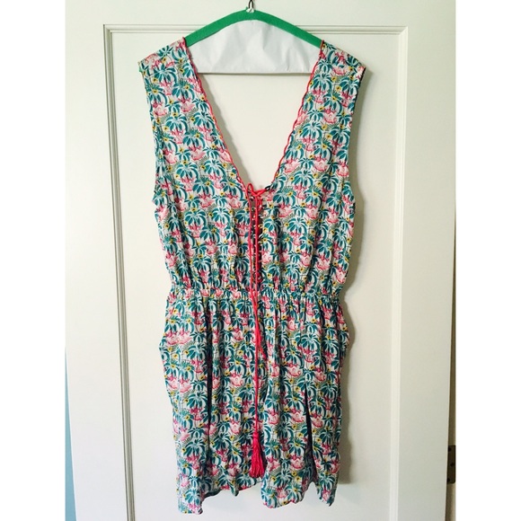 TopShop flamingo romper