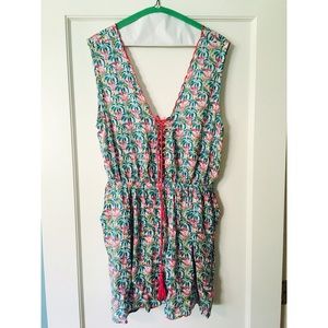 TopShop flamingo romper