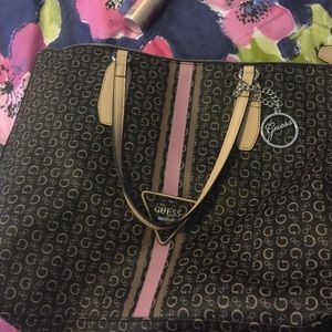 Guess handbag logo style once used in mint shape .