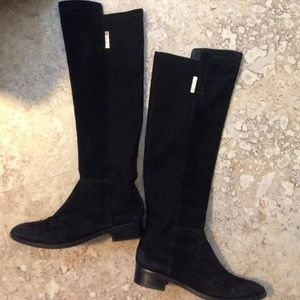 Vince Camuto over the knee black boots