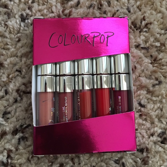 5 piece Colourpopcosmetics ultra matte lip