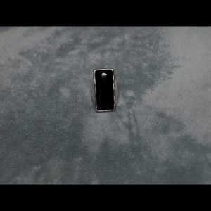 Silpada sterling silver black tie ring