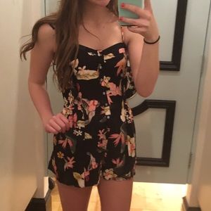 F21 Floral Romper
