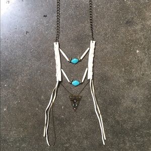 Love and Leather Boho necklace