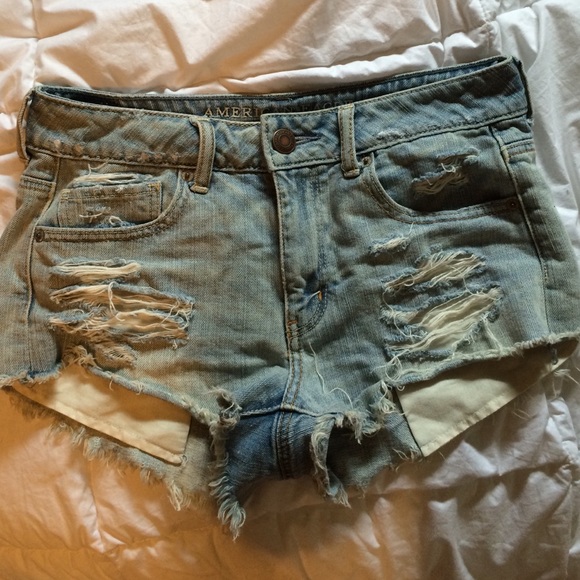 High waisted festival shorts