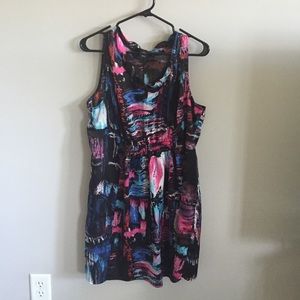 ** Held** Lane Bryant Colorful Sleeveless Tunic