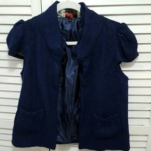 EUC Forever21 Cap Sleeve Blazer - large