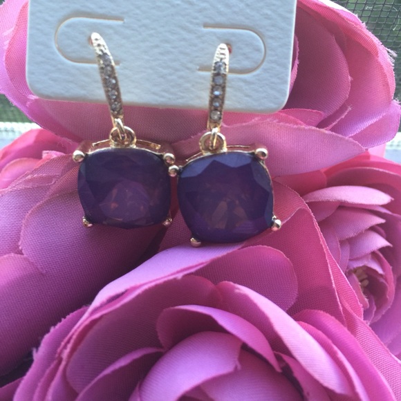 Elegant Opal Gemstone Style Drop Earrings - Picture 3 of 3