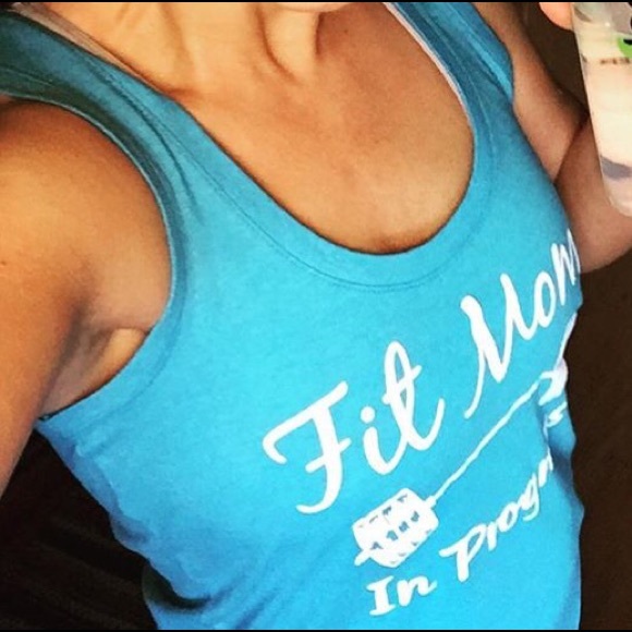 Fit Mom in Progress Workout Tank - Picture 2 of 3
