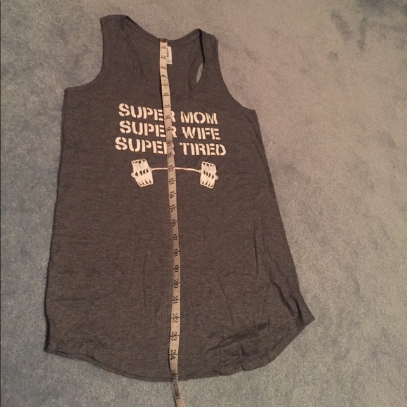 Super Mom Super Tired Workout tank - Picture 5 of 5