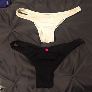Black & White Victoria secret Itsy bottoms!