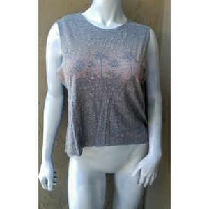 Hollister womens grey tank top