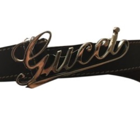 Gucci leather belt
