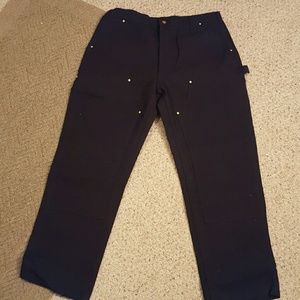 Carhartt double front work dungaree work pants