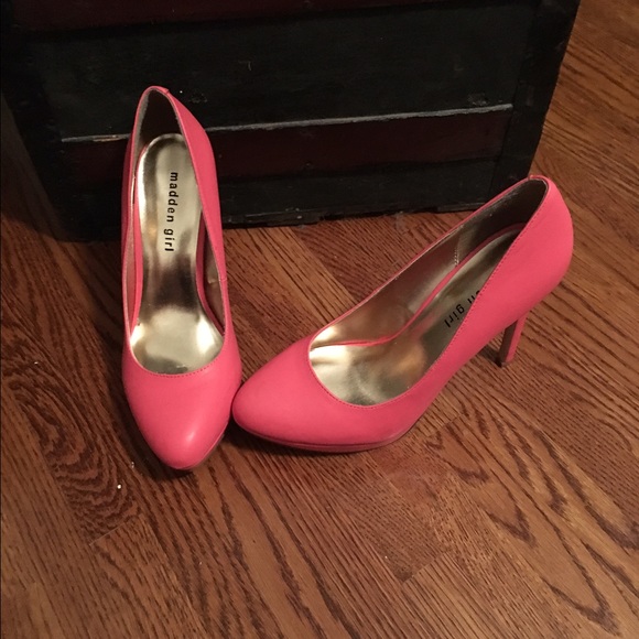 Hot Pink Madden Girl High Heeled Pumps