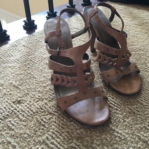 Fioni Nude Sandal Heels Size 7