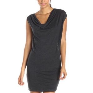 Alternative Apparel Linen Cowl Neck Dress - XS