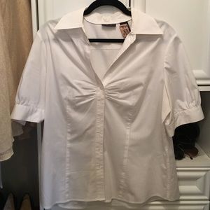 NY&C White Button Down