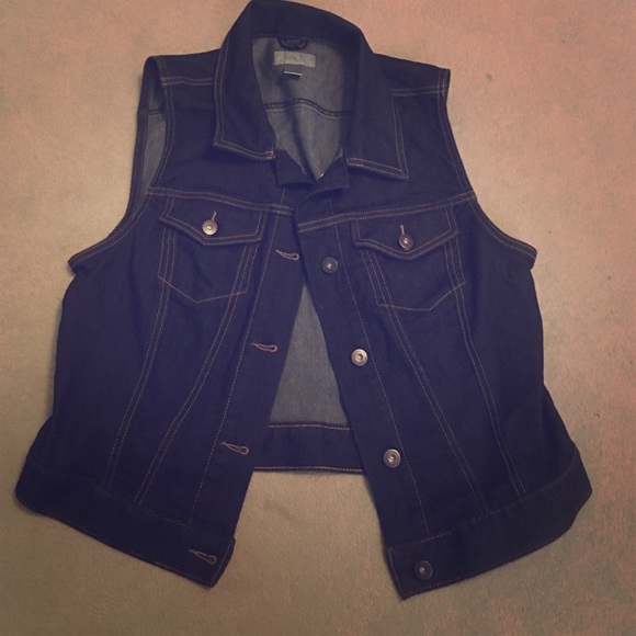 New loft denim vest