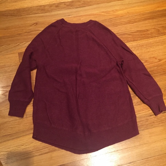 SALE J. Crew Maroon Sweater - Picture 2 of 3