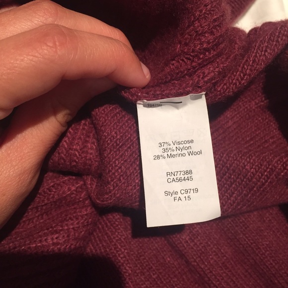 SALE J. Crew Maroon Sweater - Picture 3 of 3