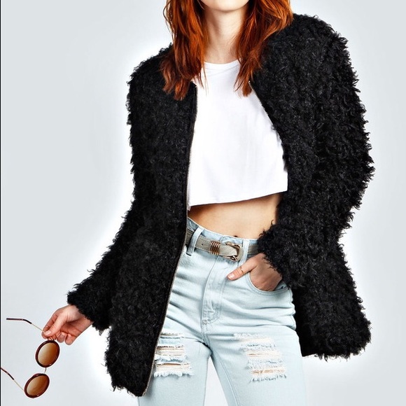Love Culture fuzzy jacket