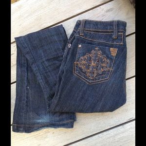 Nine Rivets Jeans - Nine Rivets Country Orange Embroidered Stitch Jean Nine Rivets Jeans - Nine Rivets Country Orange Embroidered Stitch Jean