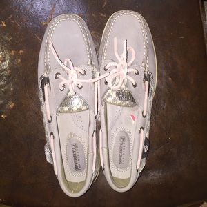 Gray SPERRY Top Siders
