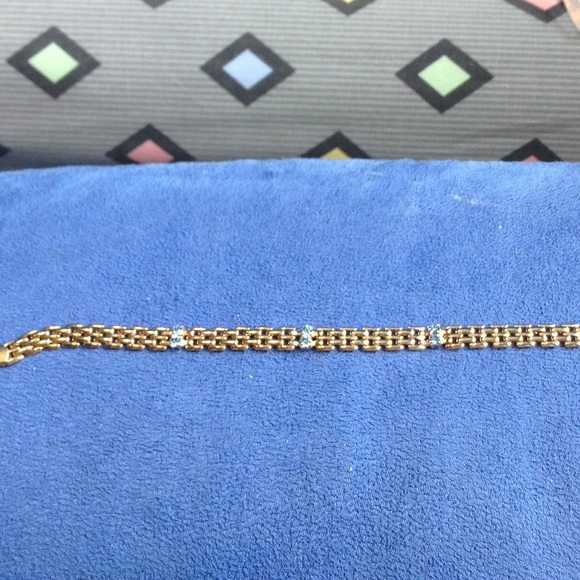 Gold with hook bracelet.