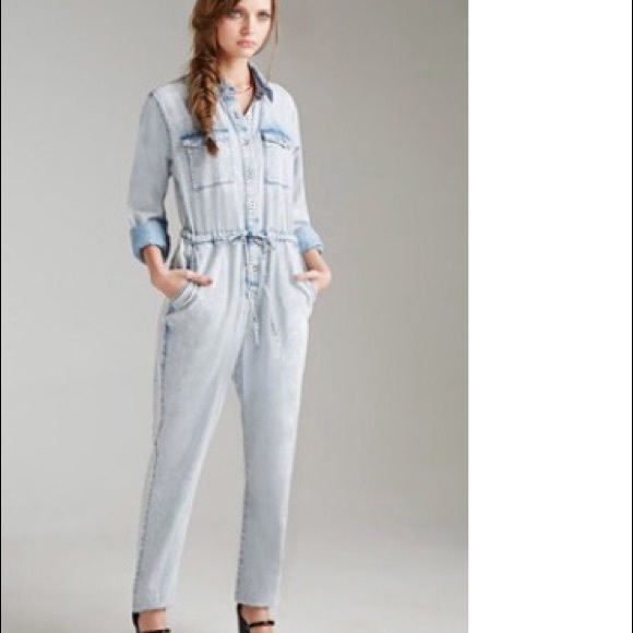 Forever 21 evil twin denim jumpsuit - Picture 1 of 1