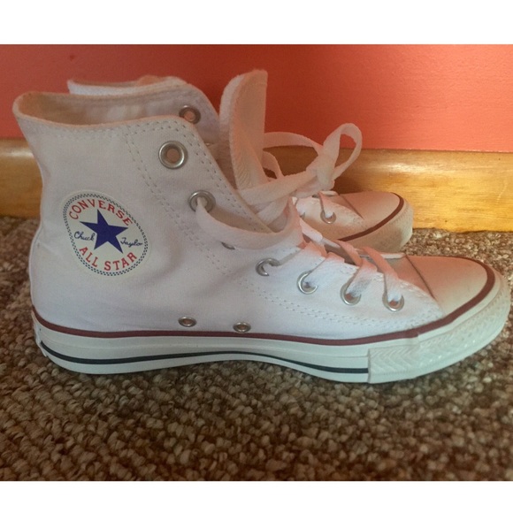 High-Top White Converse Shoes