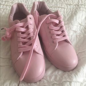 Baby Pink Sneakers