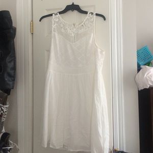 Plus size crochet dress