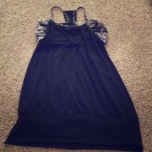 onzie black yoga top