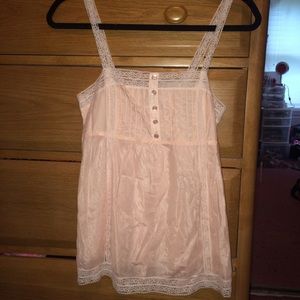 Baby pink babydoll tank