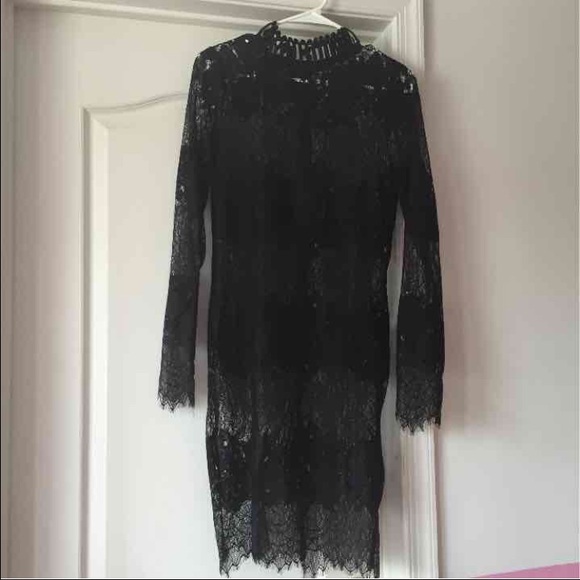 Laced on a true story sheer dress
