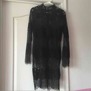 Laced on a true story sheer dress
