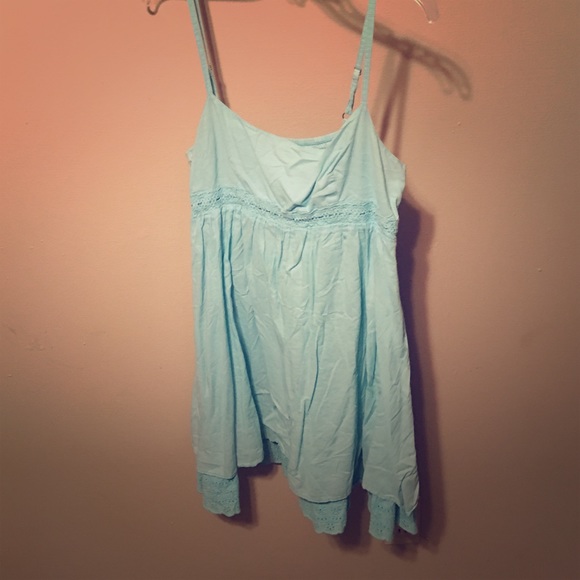 Blue casual dress