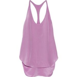 3.1 Phillip lim lilac racerback silk tank sz M