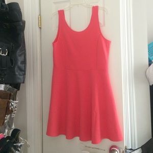 short coral dress!