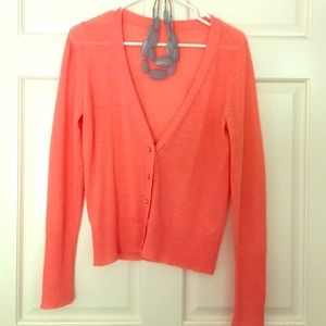 Jcrew Crystal Button cardigan