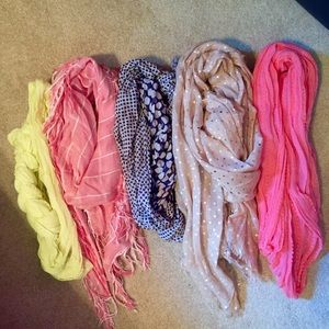Spring & Summer lightweight scarves
