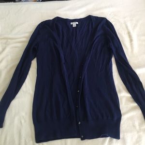 Navy blue cardigan